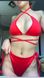 Жіночий купальник на зав'язках - Over Size A4077-0020 фото 3