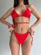 Комплект женский (купальник и купальник) - красный XS 507799-2020 фото 2