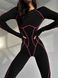 Комплект жіночий спортивний (комбінезон та купальник) - чорний M 5060991-24292 фото 5