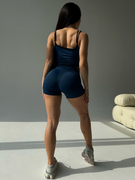 Жіночий спортивний комбінезон - Темно-синій XS 1140-2927 фото