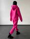 Женский теплый костюм (джоггеры и худи) - розовый M-L 500102-00241 фото 2