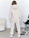 Жіночий теплий костюм (джогери та кофта) - бежевий XS-S 50804565-0012 фото 2