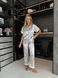 Women's pyjamas (shirt, trousers) - grey S 109-DO3611 photo 1