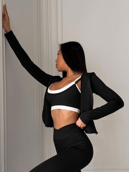 Bluzy-Rashguardy Damska bluza sportowa - czarny XS Nova Vega w kolorze Czarny &mdash; zdjęcie produktu, kod produktu 993260-0029