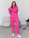 Жіночий теплий костюм (джогери та кофта) - рожевий XS-S 50804565-0024 фото 1
