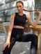 Комплект женский спортивный (лосины и топ) - черный M 50903895-29292 фото 6