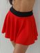 Юбка-шорты женская спортивная - красный - чёрный M 7017-29202 фото 1
