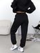 Жіночий теплий костюм (джогери та кофта) - чорний XS-S 50804565-0029 фото 4