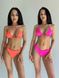 Комплект жіночий (купальник та купальник) - помаранчевий та рожевий XS 507799-4424 фото 1