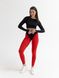 Комплект жіночий спортивний (лосини та рашгард) — червоний M 501430-20292 фото 6