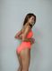 Комплект женский (высокие плавки и топ) - оранжевый M 4055-44442 фото 4