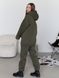 Жіночий теплий костюм (джогери та кофта) - хакі XS-S 50804565-0045 фото 3