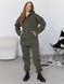 Жіночий теплий костюм (джогери та кофта) - хакі XS-S 50804565-0045 фото 1