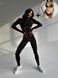 Комплект женский спортивный (комбинезон и купальник) - черный M 5060991-24292 фото 1