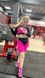 Комплект женский спортивный (велосипедки, топ и рашгард) - розовый XS А501369121-242429 фото 2
