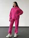 Женский теплый костюм (джоггеры и худи) - розовый M-L 50804575-00241 фото 1