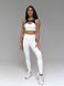 Комплект жіночий спортивний (лосини та топ) - білий XS 50991520-6613 фото 1