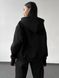Жіночий теплий костюм (джогери та худі) - чорний XS-S 50804575-0029 фото 2