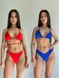 Комплект жіночий (купальник та купальник) - червоний та синій M 507799-20312 фото 1