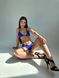 Комплект жіночий (купальник та купальник) - помаранчевий та синій XS 507799-4431 фото 5