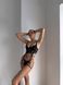 Women's lingerie set (bra, briefs, garters) S - black 109-DO3411 photo 3