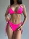 Комплект жіночий (купальник та купальник) - рожевий та блакитний XS 507799-2416 фото 2