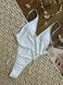 Women's one-piece swimsuit - white S 109-SW3760 photo 5