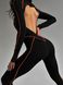 Комплект женский спортивный (комбинезон и купальник) - черный M 5060991-29442 фото 2