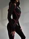 Комбінезон жіночий спортивний - Чорний M 1160-24292 фото 6