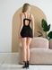 Damski komplet bielizny (koszula, figi) - czarny S 109-DO3347/1 photo 5