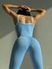 Жіночий спортивний комбінезон - Блакитний XS 1125-1316 фото 6