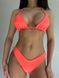 Комплект женский (купальник и купальник) - черный и оранжевый XS 507799-2944 фото 3