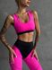 Спортивные женские леггинсы с puh-up эффектом - розовые M 1014-29242 фото 6