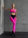 Спортивні жіночі леґінси з puh-up ефектом - рожеві M 1014-29242 фото 3