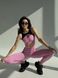 Женский спортивный комплект (лосины и топ) - Розовый XS 50991520-6624 фото 8