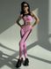 Женский спортивный комплект (лосины и топ) - Розовый XS 50991520-6624 фото 3