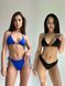 Комплект жіночий (купальник та купальник) - синій та чорний XS 507799-3129 фото 1