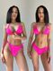 Комплект жіночий (купальник та купальник) - рожевий M 507799-24242 фото 1