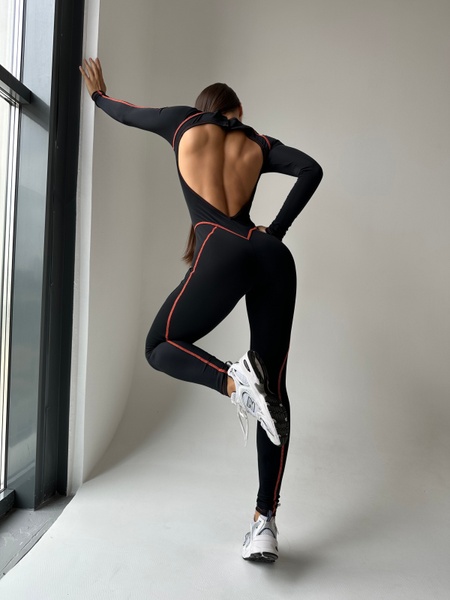 Комбінезон жіночий спортивний - Чорний M 1160-44292 фото