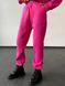 Жіночі теплі джогери - рожевий XS-S 801088-0024 фото 1