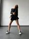 Комплект женский спортивный (юбка-шорты, топ и рашгард) - черный M 50177075-29662 фото 6
