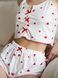 Women's pyjamas (top, shorts) - white S 109-DO3563/2 photo 5