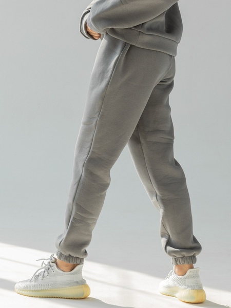 Жіночі теплі джогери - сірий XS-S 801088-0026 фото