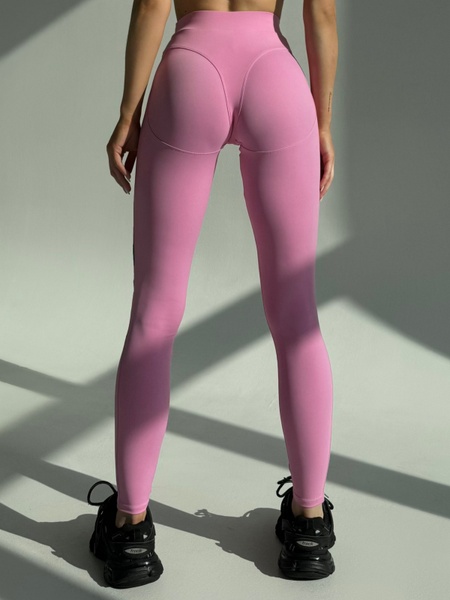 Жіночі спортивні лосини - Рожевий M 991015-66242 фото