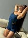 Жіночий спортивний комбінезон - Темно-синій M 1140-29272 фото 6