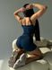 Жіночий спортивний комбінезон - Темно-синій M 1140-29272 фото 5