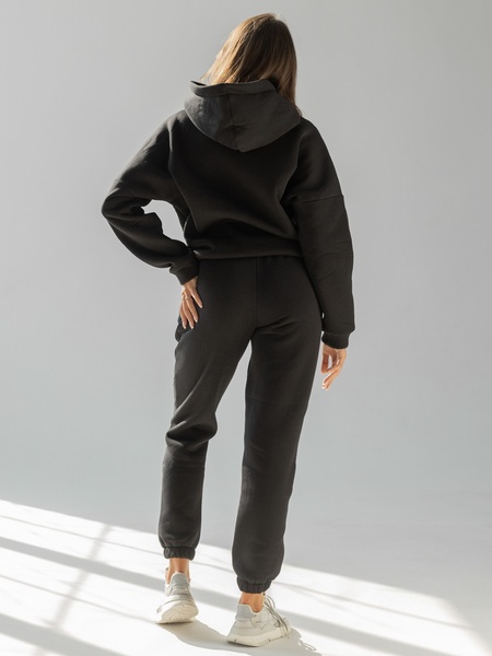 Жіночі теплі джогери - чорний XS-S 801088-0029 фото