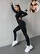 Комплект женский спортивный (комбинезон и купальник) - черный M 5060771-29292 фото 1