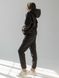 Жіночі теплі джогери - чорний XS-S 801088-0029 фото 5