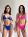 Комплект женский (купальник и купальник) - синий и розовый XS 507799-3124 фото 1